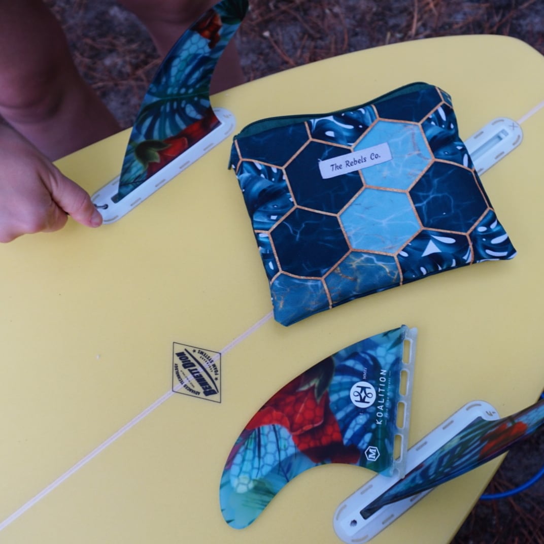 Water repellent Green ocean pouchThe Rebels Co.Water repellent Green ocean pouch