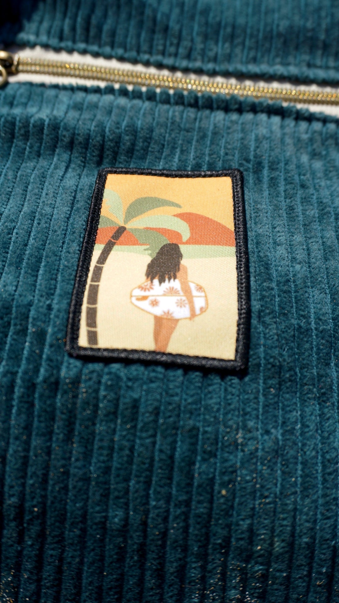 Dark green corduroy tote bagThe Rebels Co.Dark green corduroy tote bag