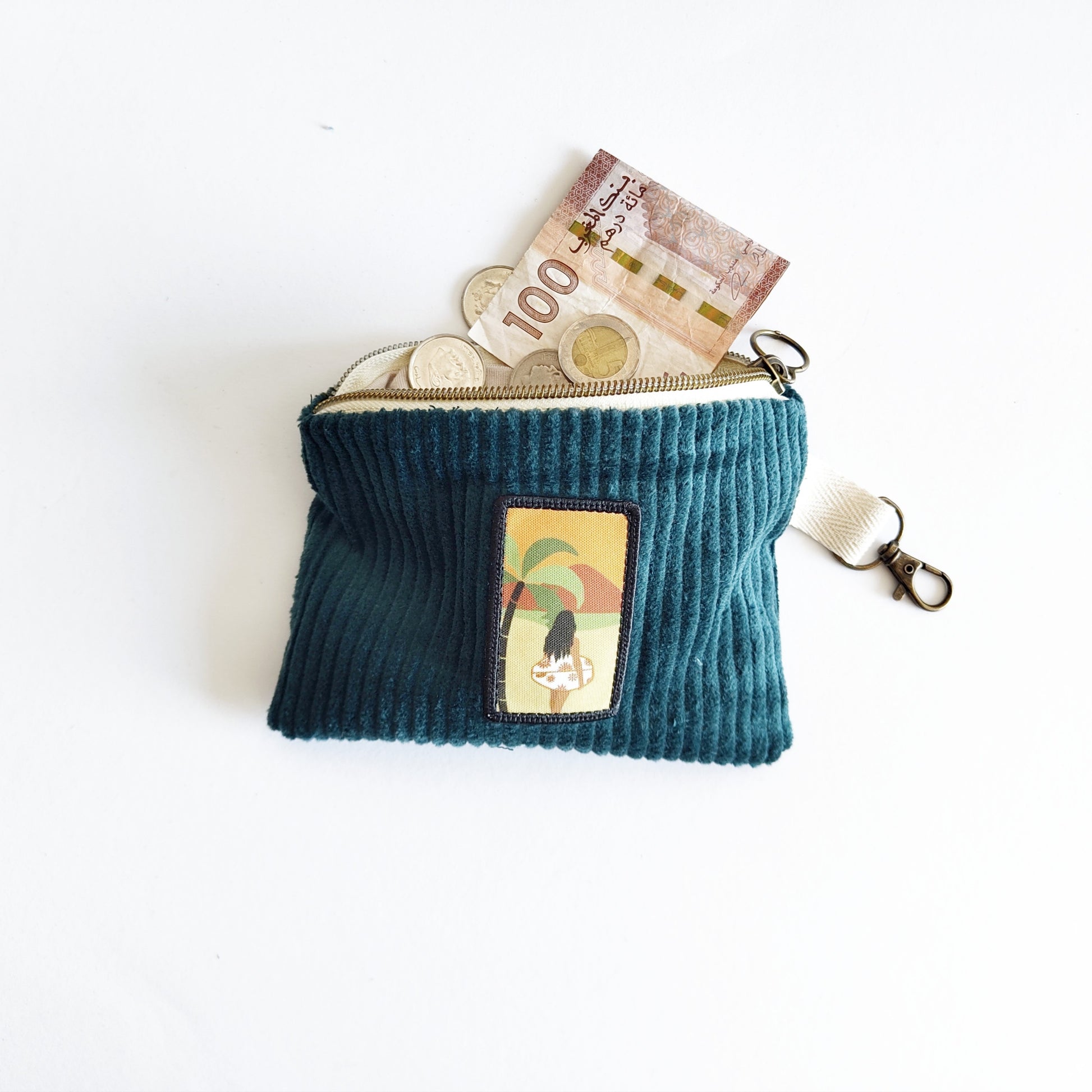 Money Pouch Emerald GreenThe Rebels Co.Money Pouch Emerald Green