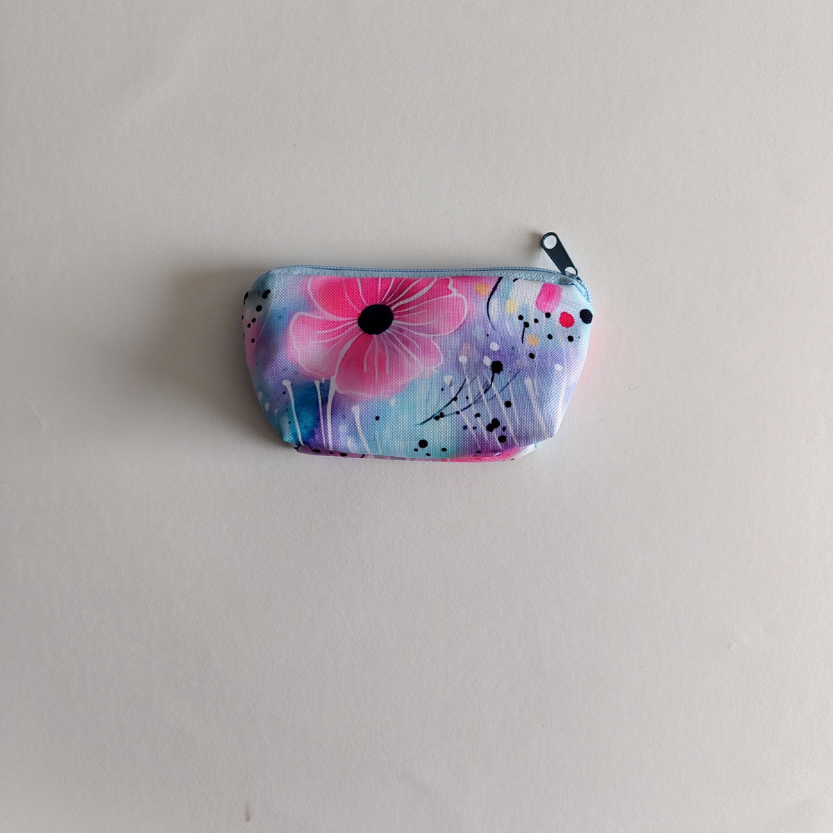 Mini watercolour flowers pouch